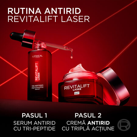 Crema antirid de zi Revitalift Laser, 50 ml, Loreal Paris 713074