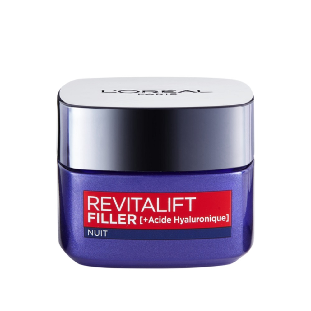 Crema de noapte antirid intensiv redensificatoare Revitalift Filler, 50 ml, Loreal Paris