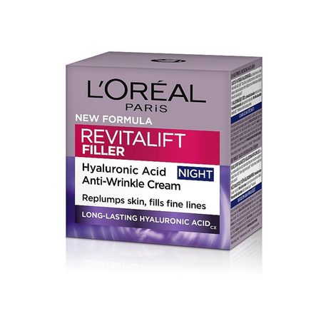 Crema de noapte antirid intensiv redensificatoare Revitalift Filler, 50 ml, Loreal Paris 723236
