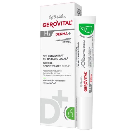 Ser concentrat cu aplicare locala Gerovital H3 Derma+