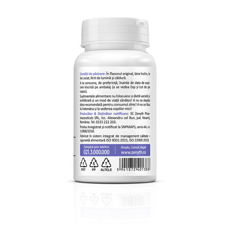Seleniu 200mcg, 30 capsule, Zenyth 771902