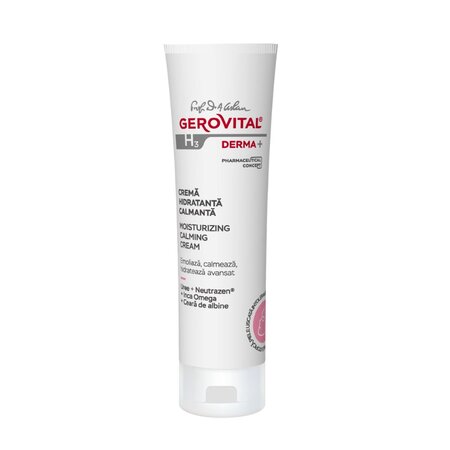 Crema hidratanta calmanta Gerovital H3 Derma+, 50 ml, Farmec 542821