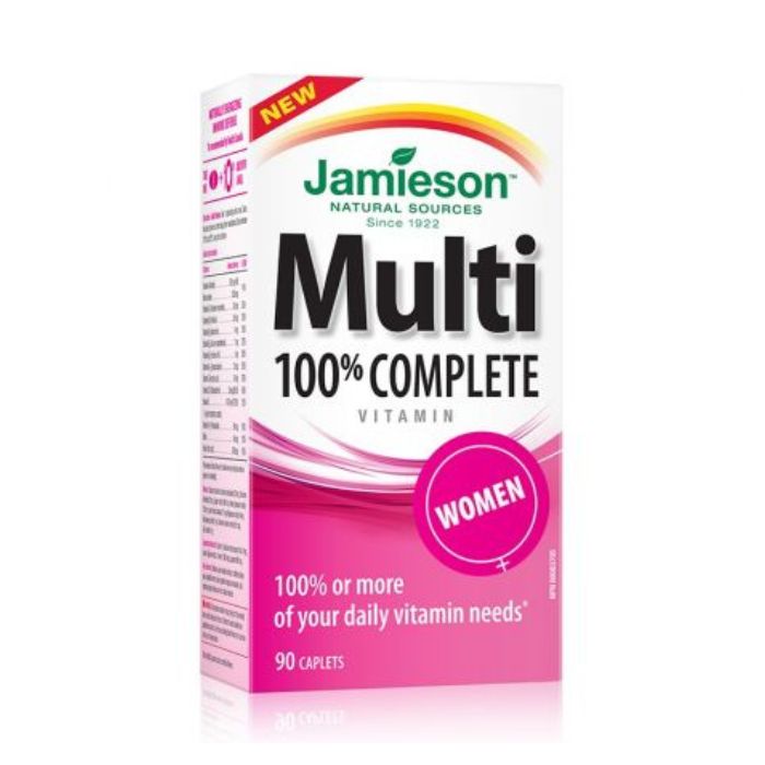 Multi 100% Complete pentru Femei, 90 capsule, Jamieson