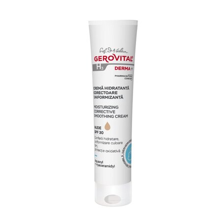 Crema hidratanta corectoare uniformizanta Gerovital H3 Derma+, 30 ml, Gerovital 542854
