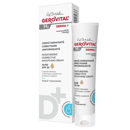 Crema hidratanta corectoare uniformizanta Gerovital H3 Derma+