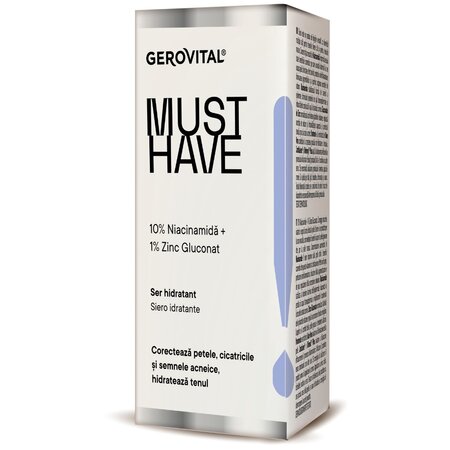 Ser hidratant Must Have, 30 ml, Gerovital 542868