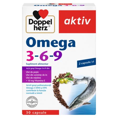 Omega 3-6-9, 30 capsule, Doppelherz