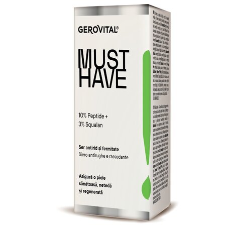 Ser antirid si fermitate Must Have, 30 ml, Gerovital 542922