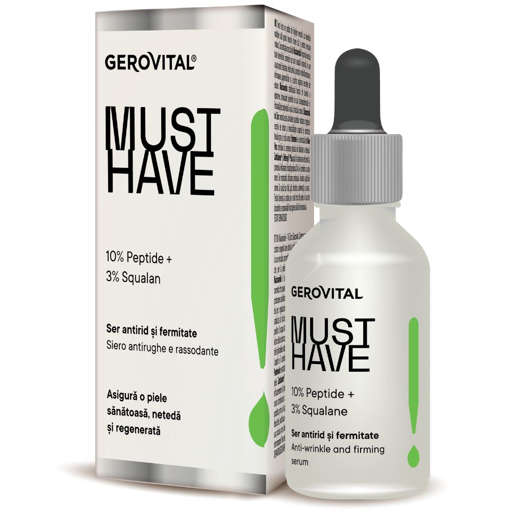 Ser antirid si fermitate Must Have, 30 ml, Gerovital