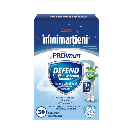 Minimartieni Proimun Defend, +3 ani, 30 tablete, Walmark