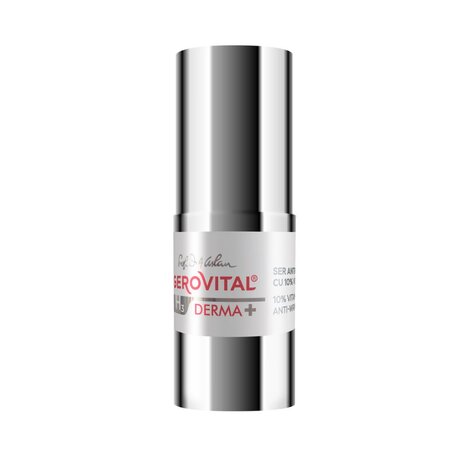 Ser antirid cu 10% Vitamina C Gerovital H3 Derma+, 15 ml, Farmec 542932