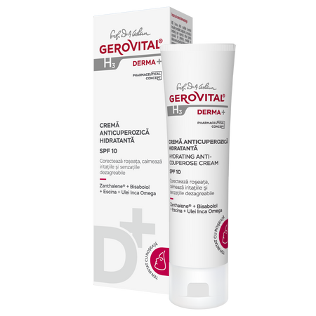 Crema anticuperozica hidratanta cu SPF10