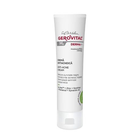 Crema antiacneica Gerovital H3 Derma+, 50 ml, Gerovital 569864