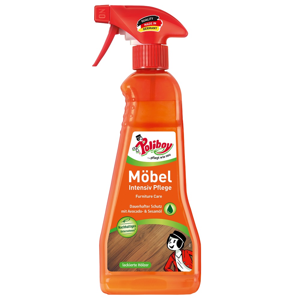 Solutie spray pentru ingrijire mobila, 375 ml, Poliboy