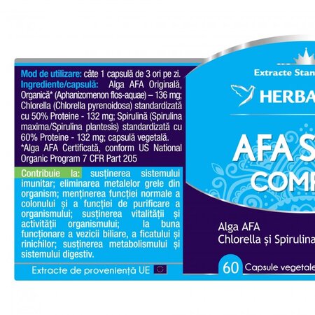 Afa Stem Complex, 60 capsule, Herbagetica 534412