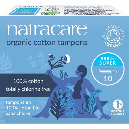 Tampoane interne Organice fara aplicator, Super