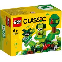 Caramizi creative verzi Lego Classic, +4 ani, 11007, Lego