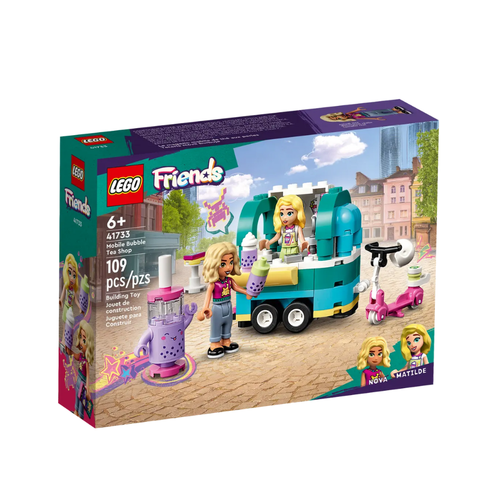 Magazin ambulant de ceai cu tapioca Lego Friends, 6 ani+, 41733, Lego