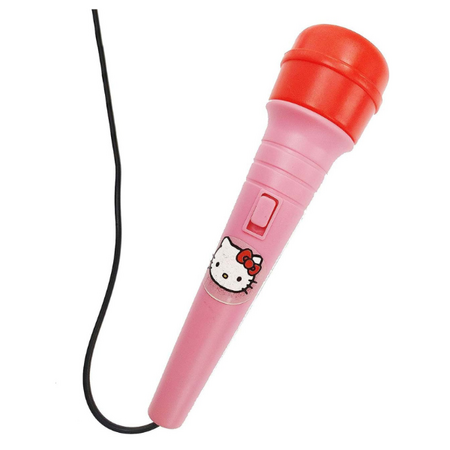 Set chitara si microfon Hello Kitty, Roz, + 3 ani, Reig 543104