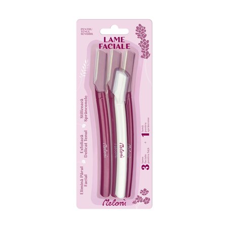 Set lame faciale trimmer, 4 buc, Meloni 543255