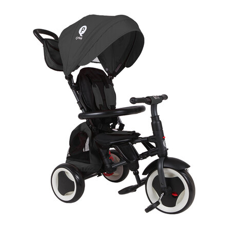 Tricicleta pliabila pentru copii Rito Plus, Negru, 12-36 luni, Qplay 543359
