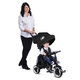 Tricicleta pliabila pentru copii Rito Plus, Negru, 12-36 luni, Qplay 543364