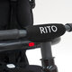 Tricicleta pliabila pentru copii Rito Plus, Negru, 12-36 luni, Qplay 543371