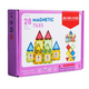 Set de constructie magnetic 3D cu 28 piese, 3 ani+, Magplayer 543390