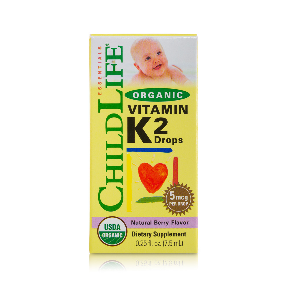 Vitamin K2 pentru copii, 15 mcg, 7.5 ml, Childlife Essentials Secom