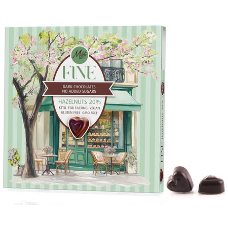 Praline de ciocolata cu alune, 80 g, Milete