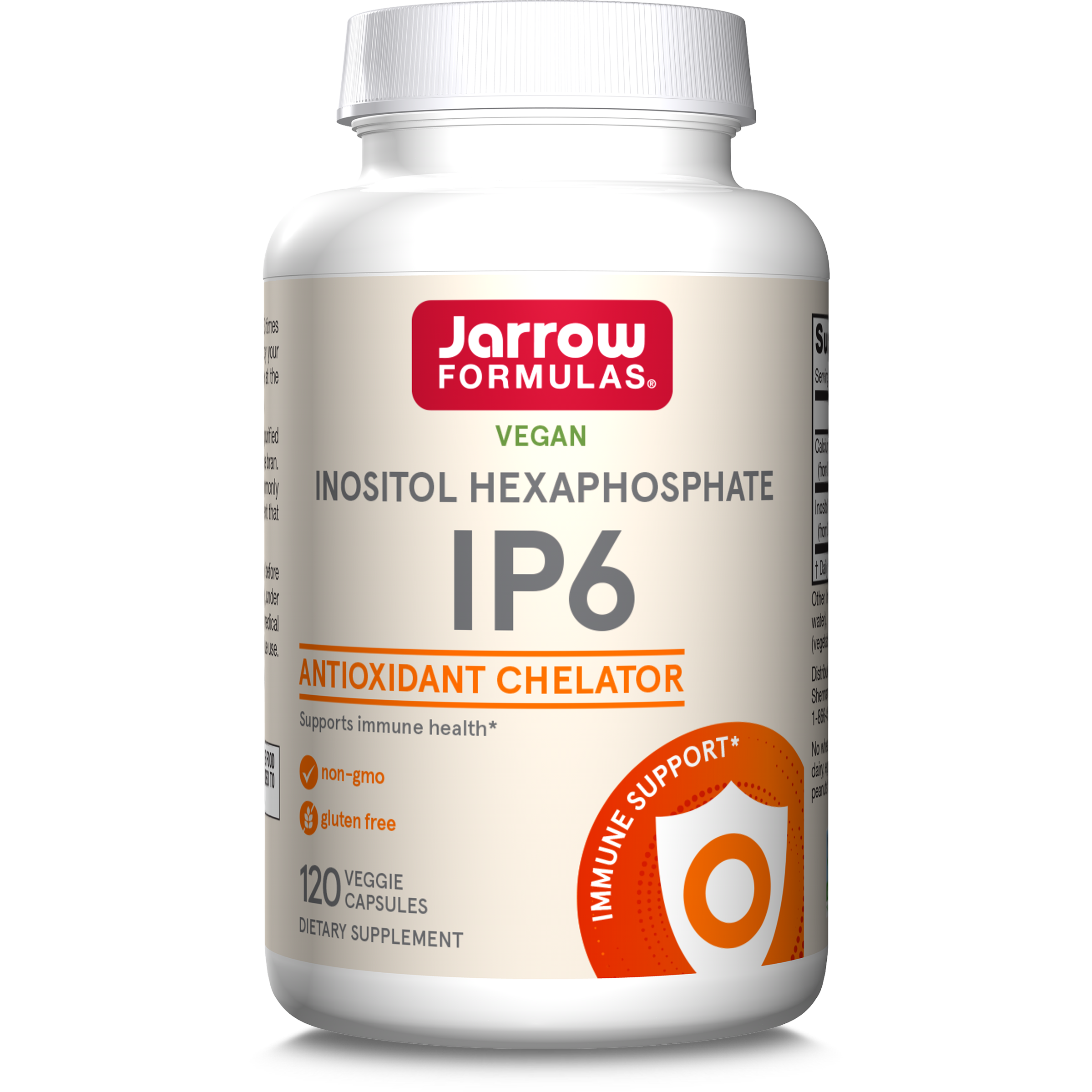 IP6 Jarrow Formulas, 500mg, 120 capsule, Secom