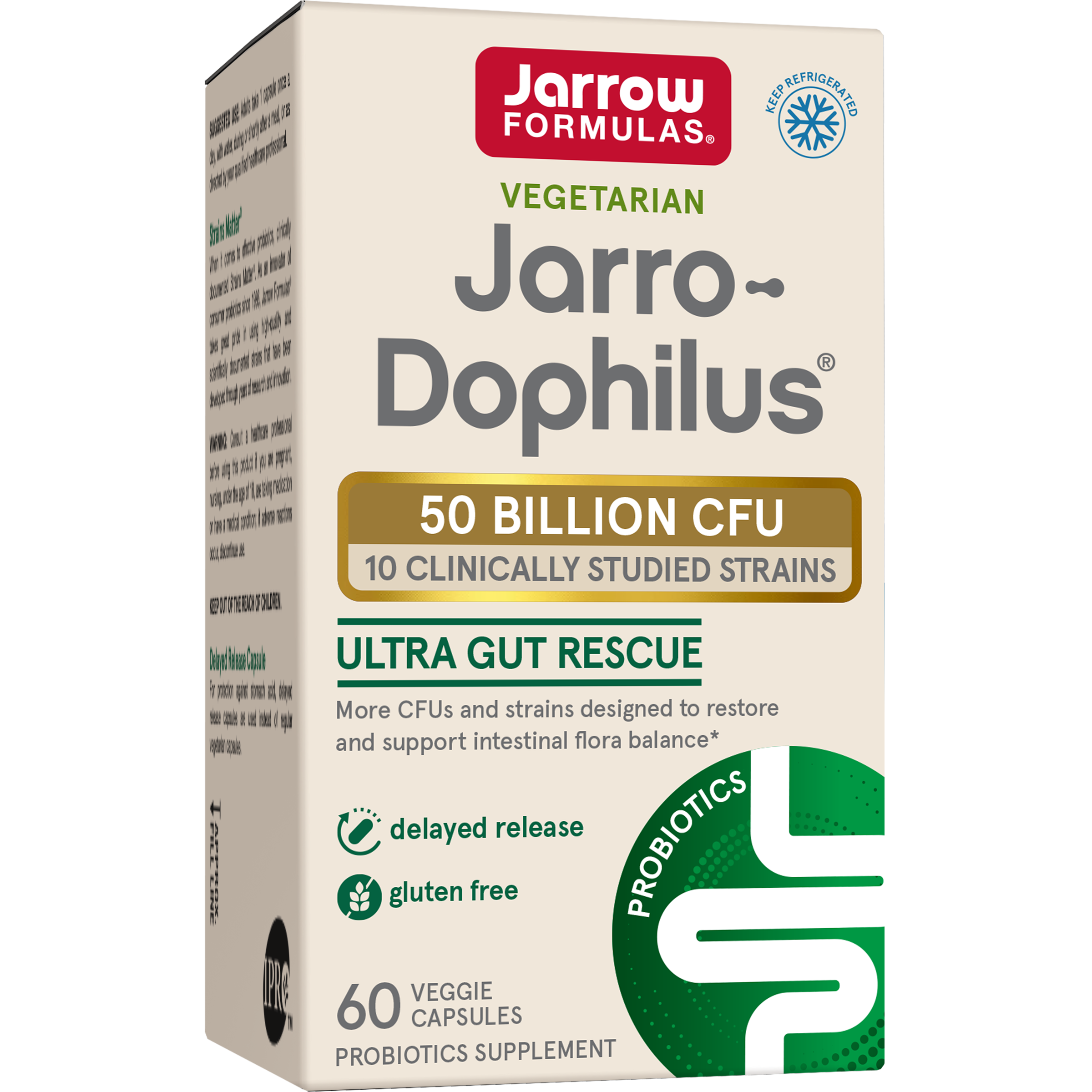 Jarro-Dophilus Ultra, 60 capsule, Jarrow Formulas