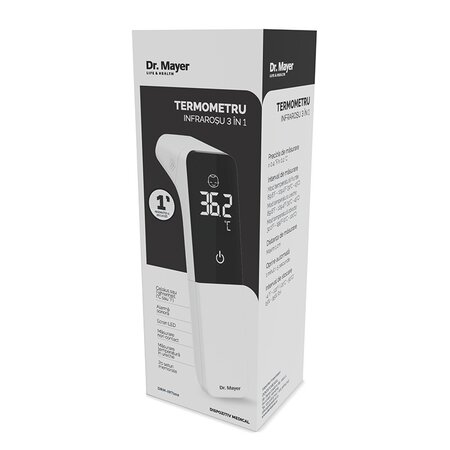 Termometru Infrarosu 3 in 1 DRM-IRT102, Dr. Mayer 543526
