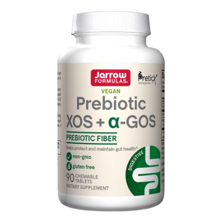 Prebiotic XOS+α-GOS Jarrow Formulas, 90 capsule masticabile, Secom