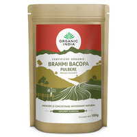 Brahmi Bacopa pulbere bio, 100 gr, Organic India