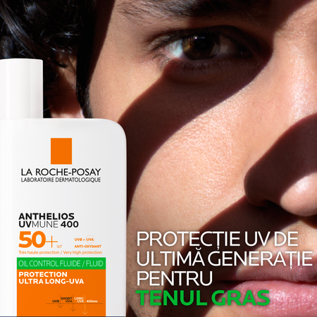 Fluid Oil Control cu SPF 50+ pentru fata Anthelios UVmune 400, 50 ml, La Roche-Posay 543616
