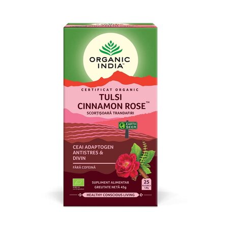 Ceai Bio Adaptogen Tulsi Scortisoara si Trandafiri