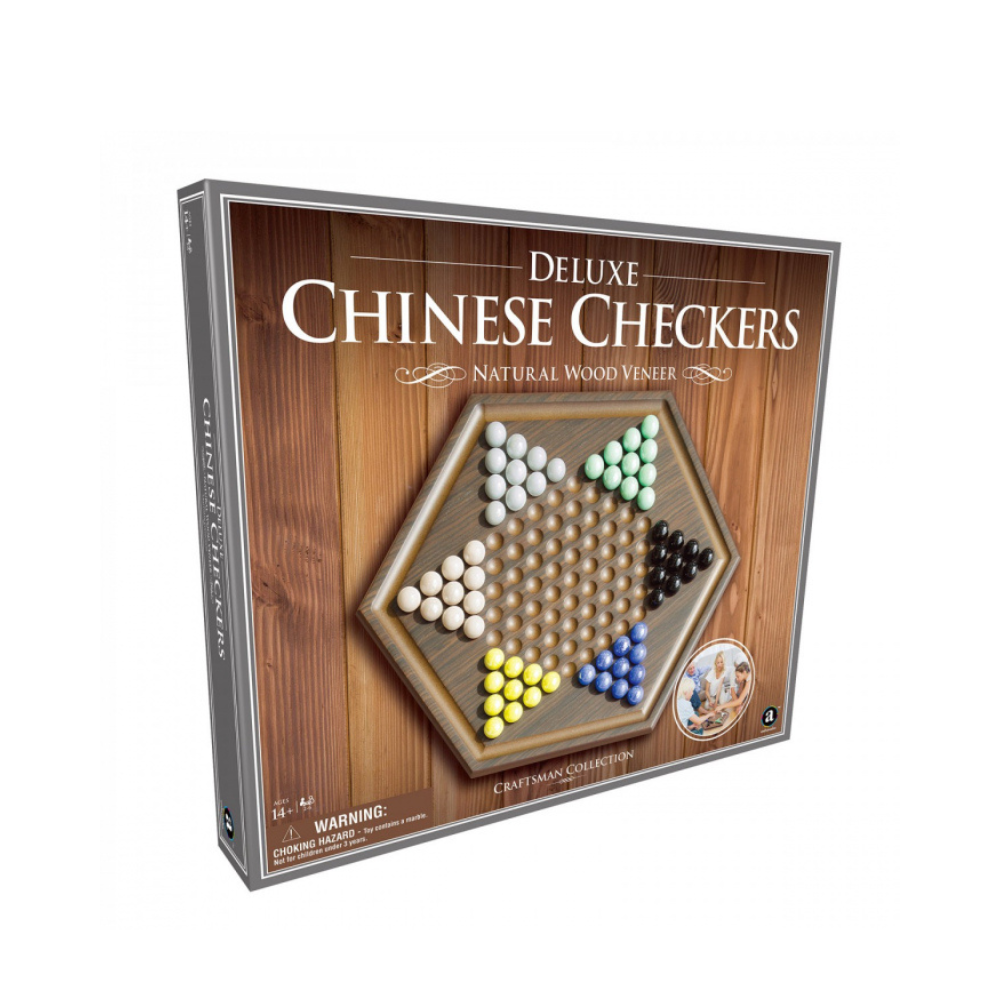 Joc Sah chinezesc Deluxe din lemn, 14 ani+, Ambassador Games