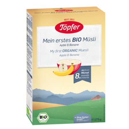 Muesli cu mere si banane Bio