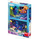 Puzzle 2 in 1 Gasirea lui Dory, 5 ani+, 2x77 piese, Dino Toys 543837