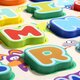 Puzzle din lemn Litere si animalute, 2 ani+, Topbright 543955