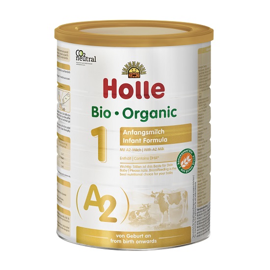 Lapte Bio Organic de vaca Formula 1 A2, 800 gr, Holle