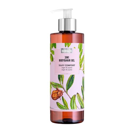 Sampon si gel de dus cu ulei de argan si jojoba Silky Comfort