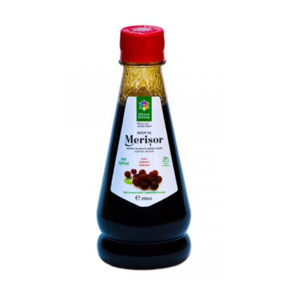 Sirop de merisor, 250 ml, Steaua Divina