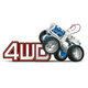Kit masina 4 x 4 cu motor pe apa sarata, + 8 ani, The Source 544406