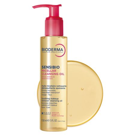 Ulei micelar de curatare Sensibio, 150 ml, Bioderma