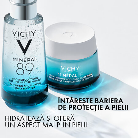 Crema intens hidratanta pentru ten uscat Mineral 89, 50 ml, Vichy 718840