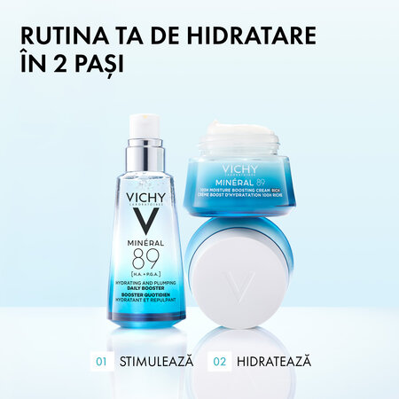 Crema intens hidratanta pentru ten uscat Mineral 89, 50 ml, Vichy 811917