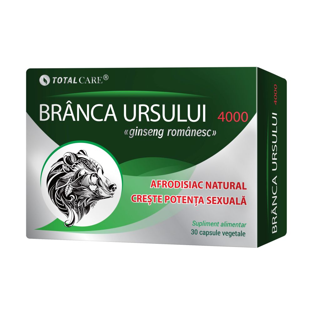 Branca Ursului 4000, 30 capsule vegetale, Cosmopharm