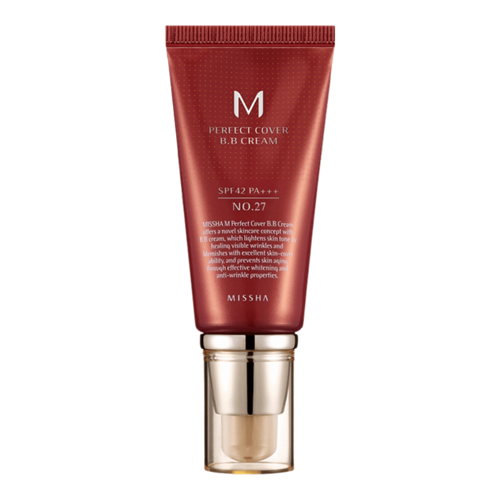 BB Cream M Perfect Cover SPF42/PA+++, 50 ml, nuanta 27, Missha